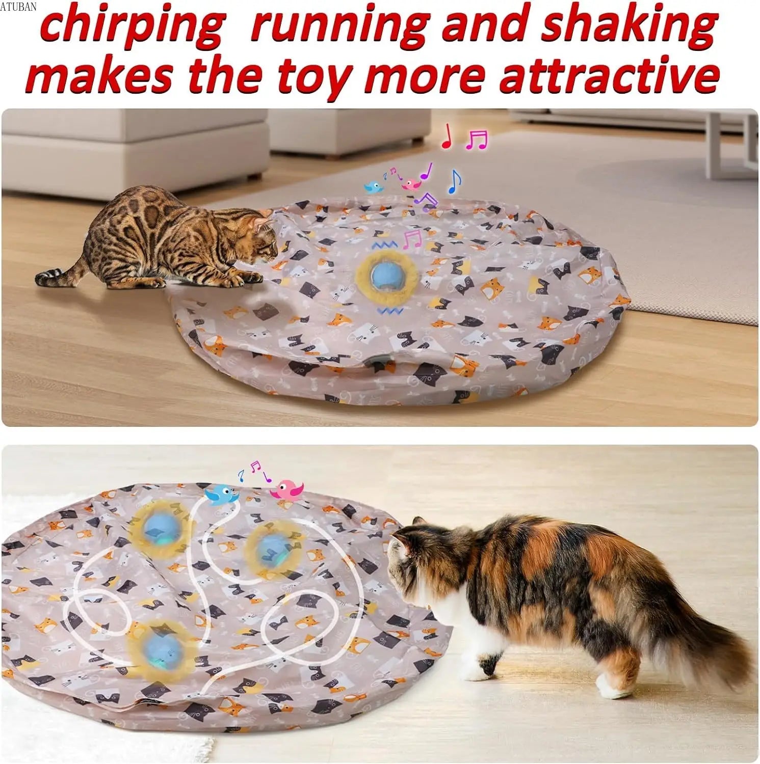 Water moving ball Cat Toy